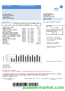 CLP Power Hong Kong Limited utility business bill, SCR